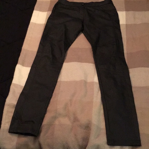 Janet Paris Pants - Janet Paris black shimmery pants size M